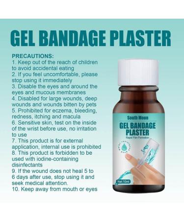 South Putuo Temple Liquid Bandage Gel Bandage Plaster Waterproof Breathable Bandage Skin Care (10ml) - Buy Online on GoSupps.com