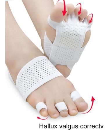 Adjustable Breathable Hallux Valgus Corrector | Non-Surgical Bunion Splint with Toe Separator for Orthopedic Foot Care - Buy Online on GoSupps.com