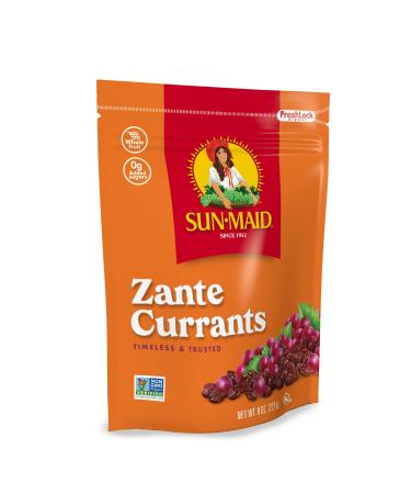 Sun-Maid California Zante Currants 8 oz Snack Bags - Whole Natural Dried Fruit - Non-GMO, Vegan, Vegetarian - Pack of 1 - Buy Online on GoSupps.com