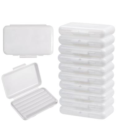 10 pieces of orthodontic wax for braces 50 stripes dental wax for braces dental orthodontics wax to relieve irritation and pain (white)