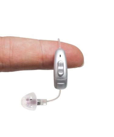 BLJ Hearing Aid for Adults and Seniors, Invisible Digital Hearing Aid to Assist Hearing, Lightweight with Noise Reduction and Feedback Cancelling (Red-Right Ear)