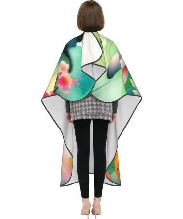 Shop 55x66 Inch Watercolor Easter Barber Cape | Adult Haircut Cape with Snap Closure - Perfect for Hair Salons & Home Use - Buy Online on GoSupps.com