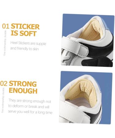 Mobestech 4 Pairs Sneaker Heel Stickers & Inserts - Cushion Pads for Men & Women | Comfortable Heel Grips & Liner | Double-Sided Tape for Big Shoes - Buy Online on GoSupps.com