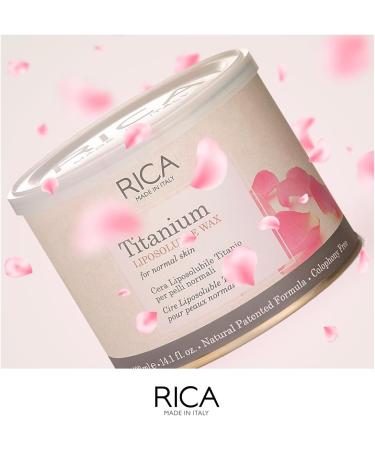  Rica Rica 400ml professional depilatory wax with different variants (Titanium) - Buy Online on GoSupps.com