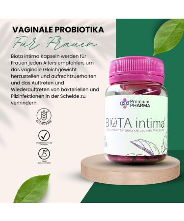 Biota Intima Capsules - Women s Vaginal Probiotics | 180 Billion KBE | Lactic Acid & Lactoferrin for Intimate Care - Buy Online on GoSupps.com