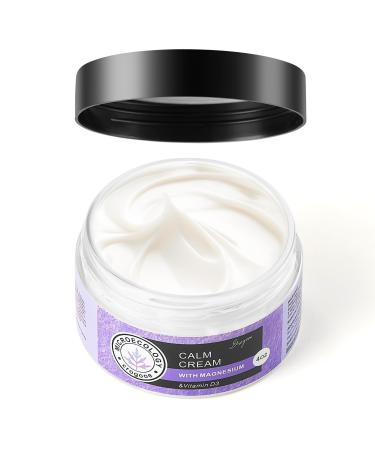 NEORIVER Body Cream Magnesium Calming Cream for Arms Legs Shoulders Back and Other Parts of the Body and Contains Vitamin D3 4oz