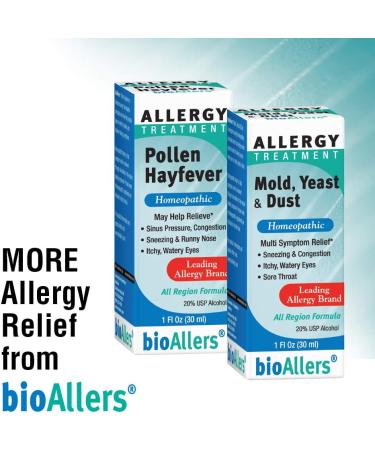 BioAllers Sinus and Allergy Relief Nasal Spray 0.8 oz - Fast-Acting Homeopathic Remedy - Buy Online on GoSupps.com