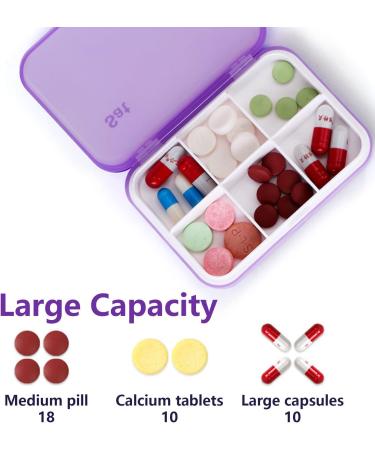 7 Piece Set Pill Organizer 6 Times a Day Daily Travel Medicine Organizer Portable 7 Day 42 Compartments Pill Box with Moisture-Proof Pill Case Travel Pill Container for Vitamins Supplements-Color 6 Times * 7 Days Color - Buy Online on GoSupps.com