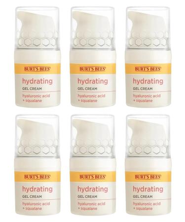 Burt's Bees Hydrating Gel Cream w/Hyaluronic Acid + Squalane 0.5 oz. - 6 Pack