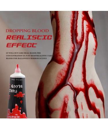GL-Turelifes Halloween Fake Blood Paint Makeup | Coagulated Blood Gel for Zombie Vampire & Monster SFX | 1.06oz Bright Red Special Effects Wound Modeling - Buy Online on GoSupps.com