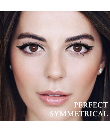 PHOERA Winged Eyeliner Stamp - Long-Lasting Waterproof Liquid Eye Liner in Black - Smudgeproof Makeup Pen for Perfect Cat Eye Look - Buy Online on GoSupps.com