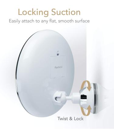 Fancii Maya 7 Magnifying Lighted Vanity Makeup Mirror - 7X Magnification, 20 LED Lights, Cordless & Travel-Friendly - Buy Online on GoSupps.com