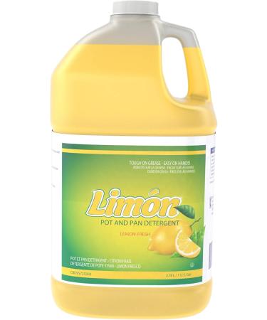 Diversey Limon Pot & Pan Detergent - Grease-Fighting Gentle on Hands Lemon Fresh - 1-Gallon Pack of 2 | High-Sudsing Concentrate for International Shipping - Buy Online on GoSupps.com