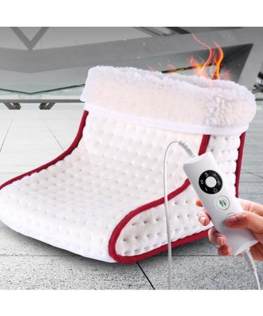 Namvo White Electrical Foot Warmers - Soft & Breathable Cold Foot Heat Therapy for Home & Office Use - Buy Online on GoSupps.com