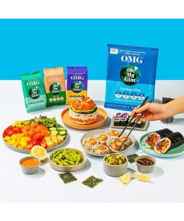Buy OMG OH My Gim Nori Algenbl tter 50s - 110g Roasted Seaweed for Gimbap & Sushi | Authentic Korean Sea Algae from South Korea - Buy Online on GoSupps.com