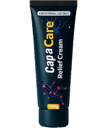 Original Capacare Neuropathy Relief Cream Neurosoothe Formula Nerve Cream Contains Capsaicin Arnica Menthol Msm and Glucosamine Suitable for Feet Hands Legs Muscles Joints and Waist 100g