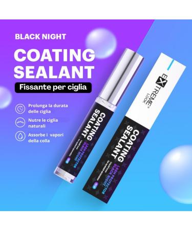  Extreme Look Lash Coating Eyelash Extension Fixer Black False Eyelashes Fixing Extends the Duration of Eyelash Extensions | Extreme Look "Black Night" 10ml - Buy Online on GoSupps.com