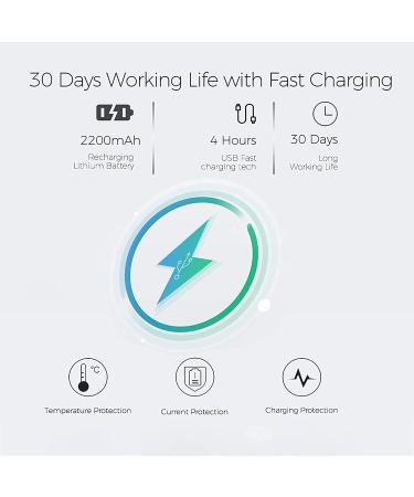 GeRRiT Cordless Water Flosser - Portable Dental Oral Irrigator | 3 Modes 2 Jet Tips IPX7 Waterproof USB Charged - Perfect for Home Travel & Braces Care - Buy Online on GoSupps.com