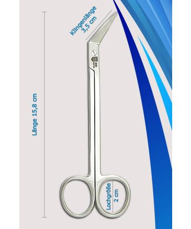 SMI 15.8cm Long Handle Toenail Scissors | Podiatrist Nail Clippers for Seniors | Stainless Steel Nail Cutters for Thick & Ingrown Nails - Buy Online on GoSupps.com