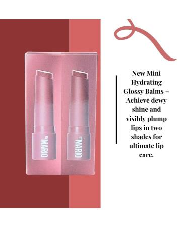 Buy Makeup by Mario Mini MoistureGlow Plumping Lip Serum Duo - Mauve Glow & Mocha Glow | International Shipping Available - Buy Online on GoSupps.com