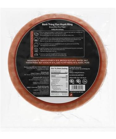Mekong River Banh Vietnamese Brown Rice Paper 16cm (24 x 300g) - Buy Online on GoSupps.com