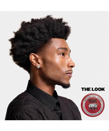 Reuzel Pommade rouge tenue moyenne et haute brillance pour hommes pommade hydrosoluble pour un look flexible et brillant 1 3oz/35g - Buy Online on GoSupps.com