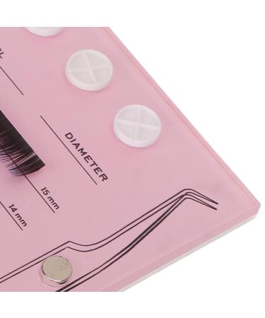 3-in-1 Acrylic Eyelash Palette | 9 Rows 7-15mm Extensions Tool | Includes 2 Tweezers & 100 Glue Cups - International Shipping Available - Buy Online on GoSupps.com