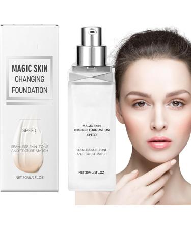 Complexion-Correcting Foundation That Adapts to Mature Skin - Self-Adjusting Base Moisturizing Cream SPF 30 Natural Coverage Even Light Finish for Women - Buy Online on GoSupps.com