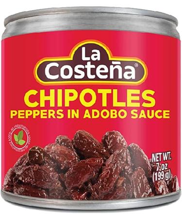 La Costena Chipotle in Adobo 24 x 199g Case/Mexican Chipotle Peppers In Adobo Sauce Canned Spicy Chipotle Chillies - Buy Online on GoSupps.com