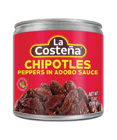 La Costena Chipotle in Adobo 24 x 199g Case/Mexican Chipotle Peppers In Adobo Sauce Canned Spicy Chipotle Chillies