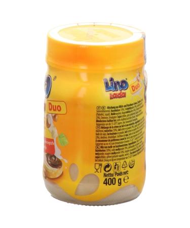 Buy Podravka Lino Lada Duo Hazelnut Cream - Fine Hazelnut & Cocoa Spread (400g) | International Shipping Available - Buy Online on GoSupps.com