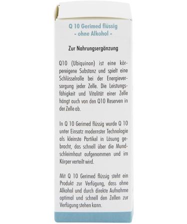 Buy Q10 Gerimed Liquid 100ml - Alcohol-Free | International Shipping Available - Buy Online on GoSupps.com