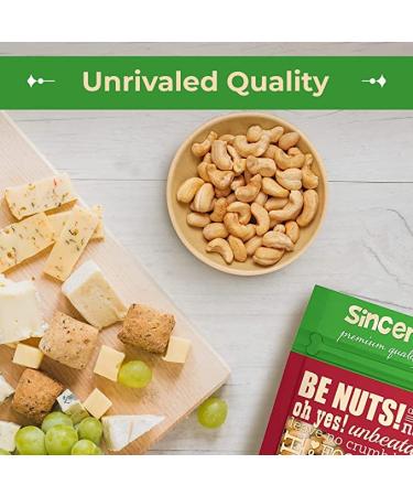 Sincerely Nuts Roasted Salted Whole Cashews - 5 lb Deluxe Kosher Snack | High-Protein Healthy Vegan Nut | Gourmet Quality Source of Vitamins & Minerals - Buy Online on GoSupps.com