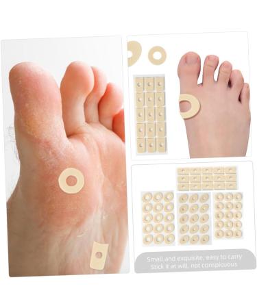 CLISPEED 4sheets Latex Corn Stickers Feet Corn Pad Corn Shoes Sticker Foam Stickers Corn Protector Cushions Toe Separator Silicone Gel Corn Pads for Toe Cushions Pads Foot Latex Sponge - Buy Online on GoSupps.com