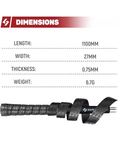 SAPLIZE Golf Grip Wrapping Tapes - Tacky PU Overgrip 3 Pack - New Regripping Solution for Golf Clubs - Buy Online on GoSupps.com