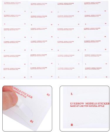 Ipetboom 216 Pcs Eyebrow Stickers Lady Tools Make up Kit Supplies Eyebrow Shaper Miss Cosmetic Eyebrow Card 8.5x8.5cmx3pcs As Shownx3pcs - Buy Online on GoSupps.com