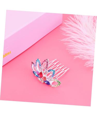 DOITOOL 1pc Hair Ribbons for Girls Hair Ties Kids Rhinestone Kids Womens Barrettes for Hair Barrettes for Women Rhinestone Headpiece Kids Scrunchies Princess Women's Hair Comb - Buy Online on GoSupps.com