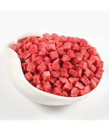 Strawberry cubes crushed strawberries dried strawberry granules dehydrated dried strawberries 150g dessert baked cake dried strawberries dehydrated strawberries strawberry chips - Buy Online on GoSupps.com