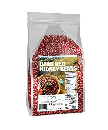 Mountain High Organics Certified Organic Dark Red Kidney Beans 1/5LB Bag