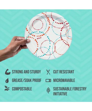 Solo Any Day Paper Plates 8.5 Inch - 360 Count | Convenient Disposable Plates - Buy Online on GoSupps.com