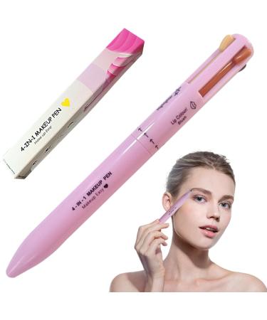 4 in 1 Makeup Pen Multifunctional Makeup Pencil from Eyeliner Lip Liner Brow Pencil And Highlighter Easy-to-Apply & Compact Makeup Accessories Style 2 - Buy Online on GoSupps.com