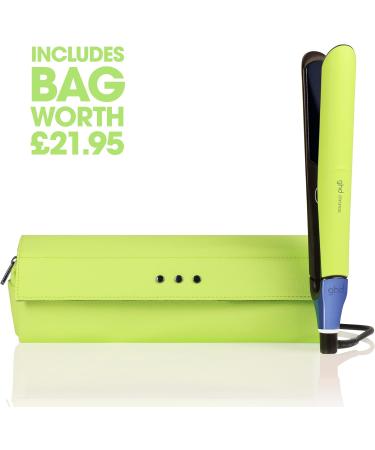 ghd Chronos - Hair Straighteners 3X Faster Styling in One Stroke for HD Results Lasting 24hrs 85% More Shine No Extreme Heat Damage UK Plug Cyber Lime - Buy Online on GoSupps.com