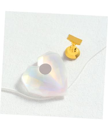 DRESSOOS 4sets Nail Practice Holder Nail Art Display Holder Nail Polish Display Board Diy Nail Practice Stand Magnetic Nail Holder Practice Crystal Stand Nail Art Tool Love Aurora Resin - Buy Online on GoSupps.com