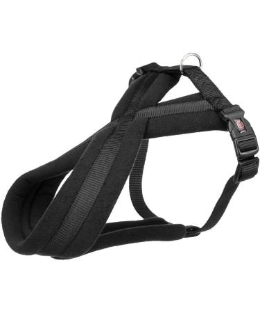 Trixie Premium Touring Harness Size S - Sporty Black Dog Harness with Fleece Padding for Small Dogs (Chest 35-65 cm) - Adjustable Comfort 203701 - Buy Online on GoSupps.com