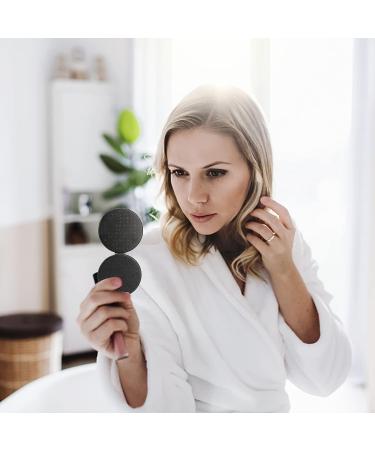 YTZJ Direct Compact Vanity Makeup Mirror - Portable Black Round Cosmetic Mirror for Travel - Small Handheld Mirror for Men, Women, and Girls - Buy Online on GoSupps.com