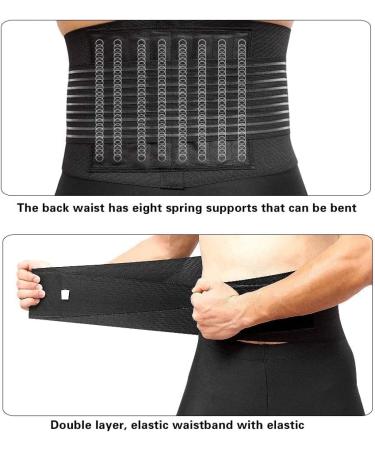 Buy Eulant XL Back Band - Lumbar Support Belt with Double Closure & Stabilizing Spring for Effective Posture Correction - International Shipping Available - Buy Online on GoSupps.com