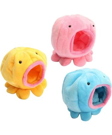 Octopus Shape Rat Hamster Bird Squirrel Warm Soft Bed Pet Toy House Cage You PICK - Pink - Buy Online on GoSupps.com