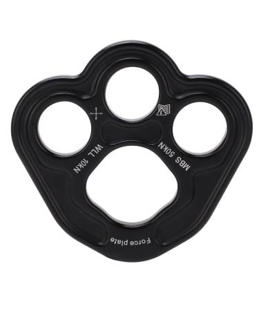 Paw Rigging Plate 3 Holes Aluminum Multi Anchor Plate for Rock Climbing Space 50KN Weight Bearing Uniform Force Climbing Gear Outdoor