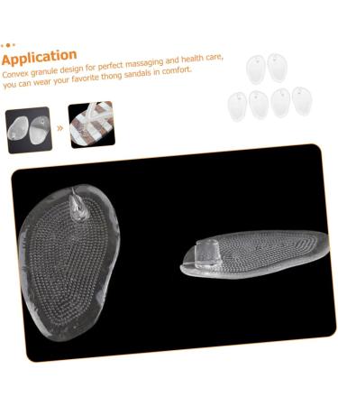 Beaupretty 3 Pairs Silicone Forefoot Pads for Sandals & Flip-Flops | Gel Toe Protectors & Foot Protection Insoles - Buy Online on GoSupps.com