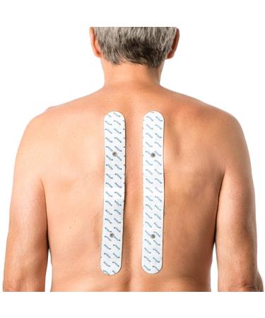 2 long back electrodes - compatible with Tens & Ems devices from Sanitas (such as SEM 40.41) & Beurer (like EM 40.41) |Ideal for lumbago |Reusable |Certified medical device - Axion - Buy Online on GoSupps.com